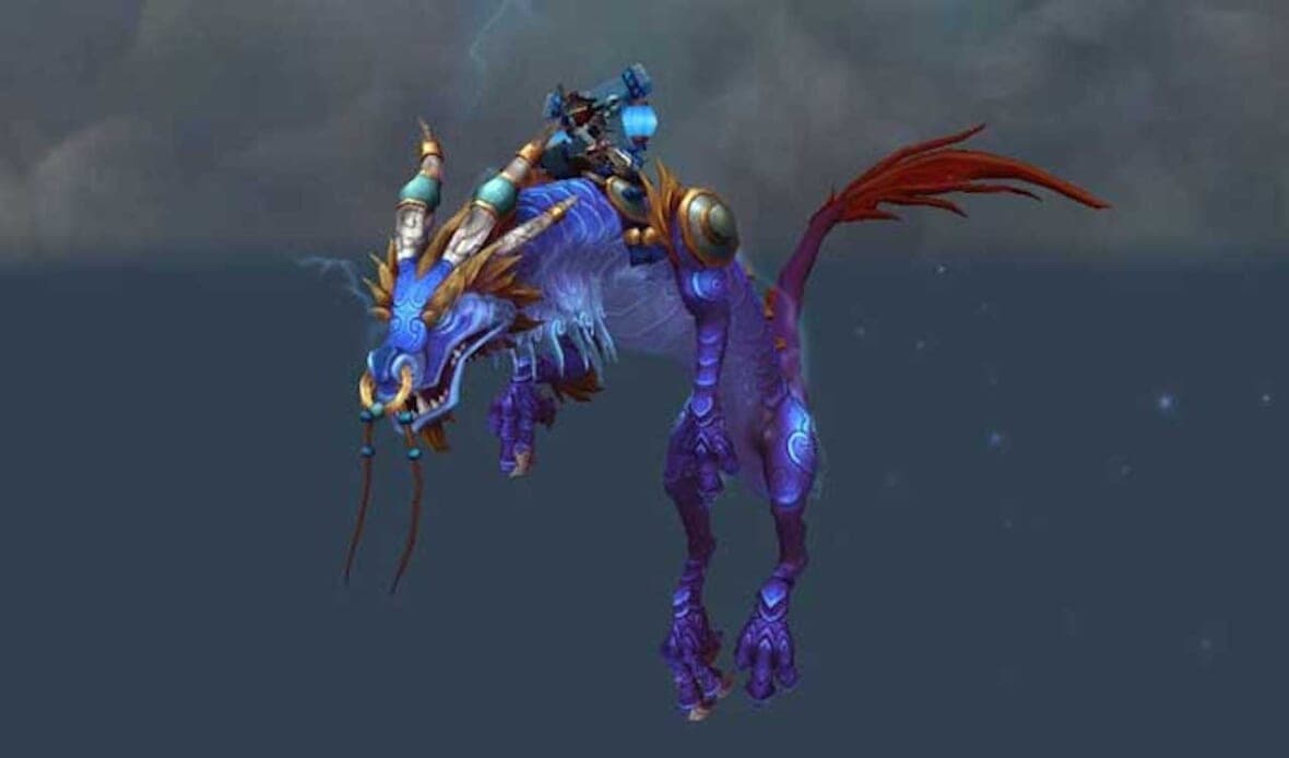 Thundering Cobalt Cloud Serpent