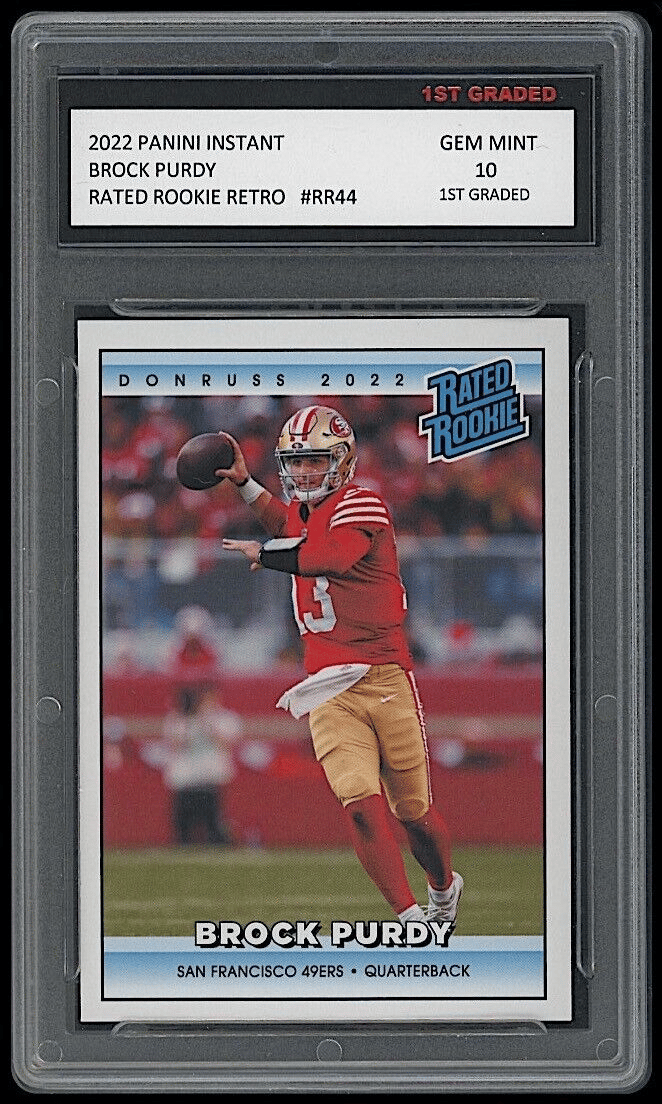 Brock Purdy Panini Prizm Draft Picks Autograph Mojo