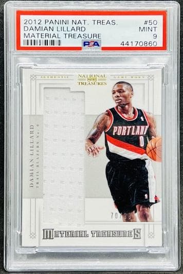 most valuable Damian Lillard rookie cards: 2012-13 Panini Preferred Damian Lillard