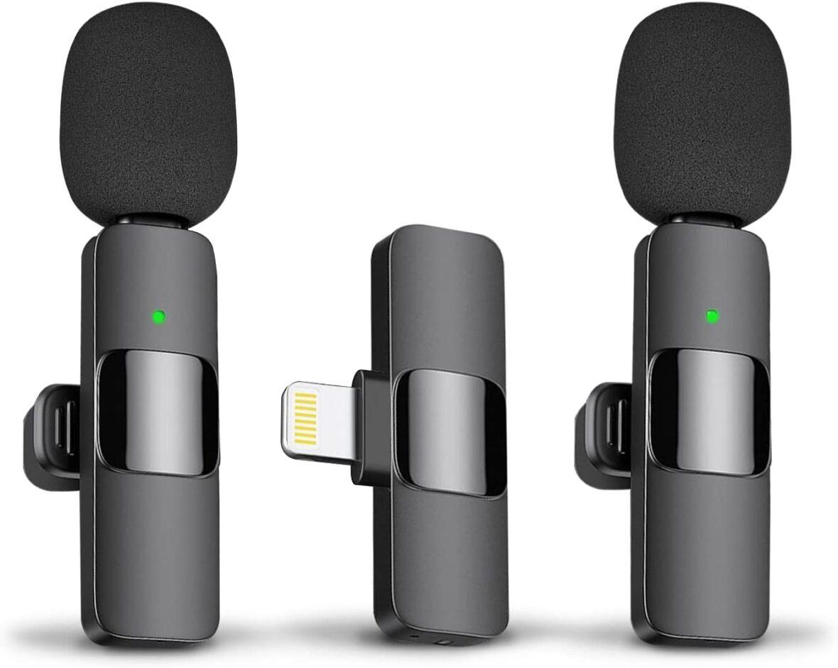 best microphones for iPhone: Maybesta Professional Wireless Lavalier lapel