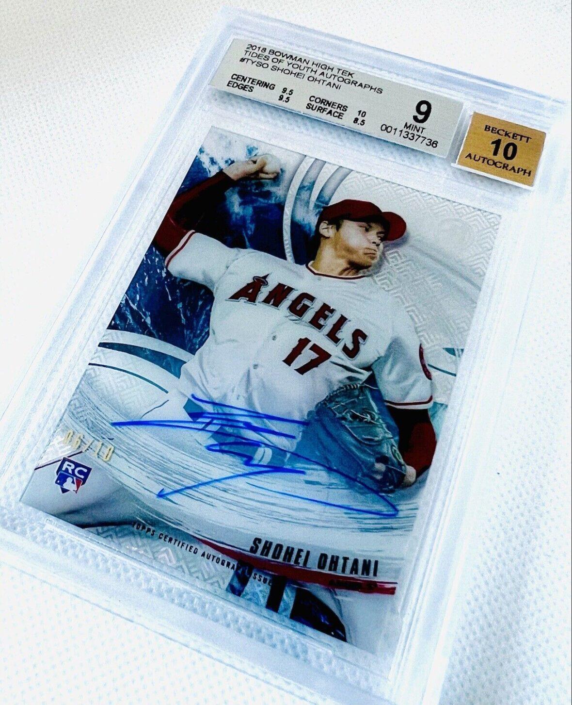 most valuable shohei ohtani rookie cards