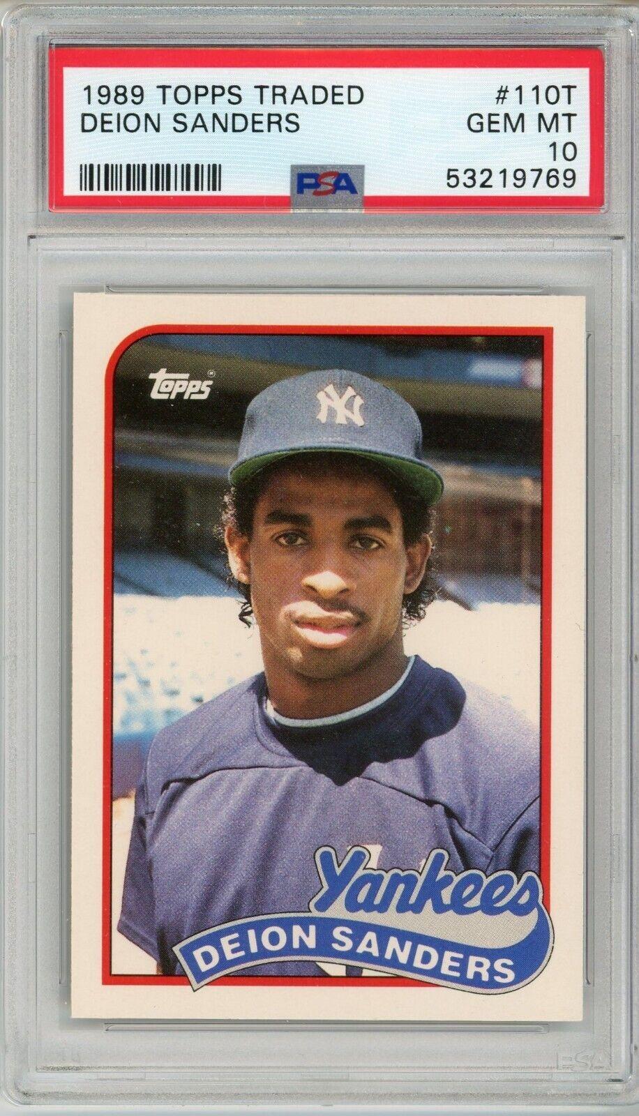 most valuable Deion Sanders rookie cards
