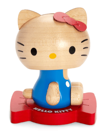 Hello Kitty Wooden Bobblehead