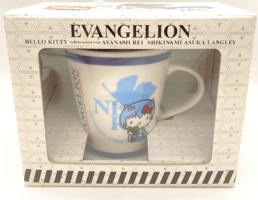 Hello Kitty x Evangelion Ayanami Rei Mug Cup