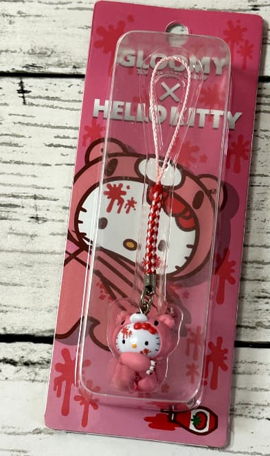 GLOOMY HELLO KITTY Sanrio Strap 2009 Unopened Keychain