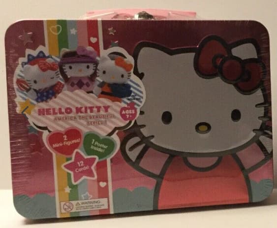 HELLO KITTY AMERICA THE BEAUTIFUL SERIES 1 COLLECTIBLE TIN LUNCH BOX