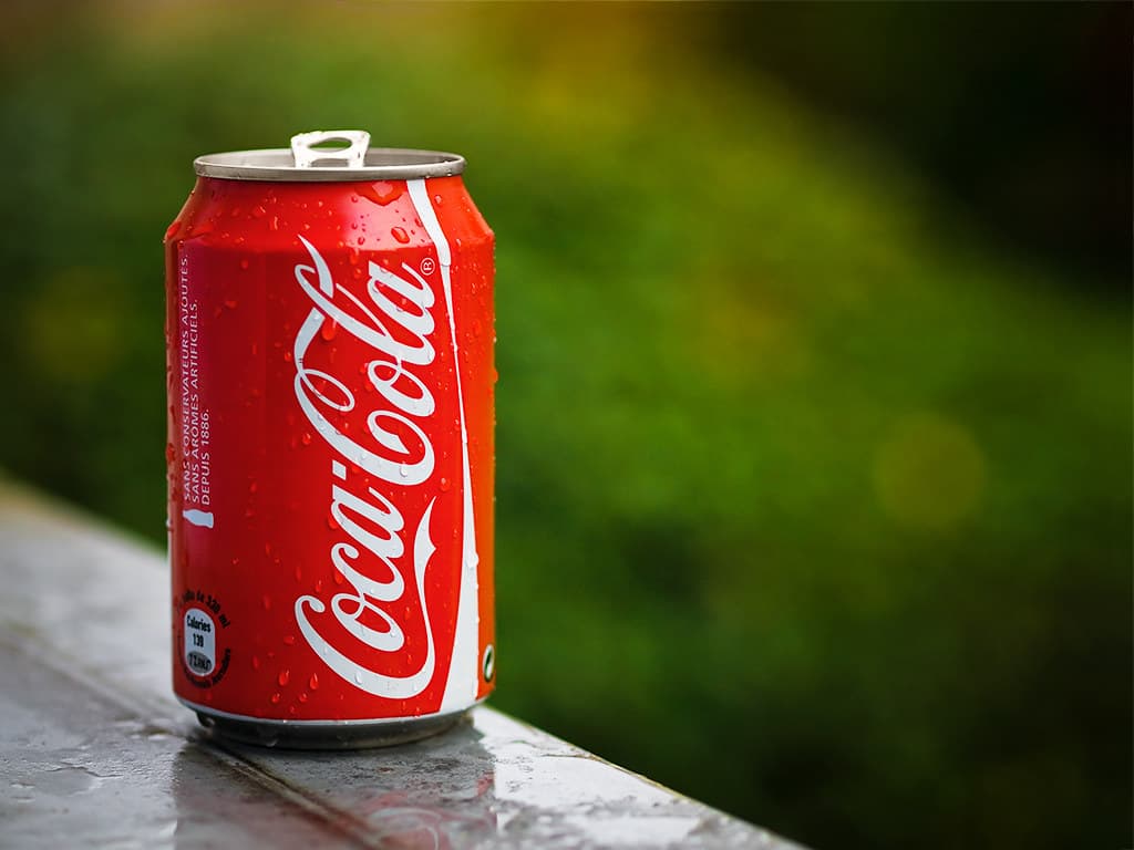 A coca-cola can.