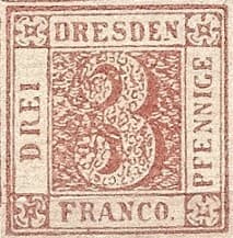 1850 Sachen 3 Pfennige Red Wiki Commons