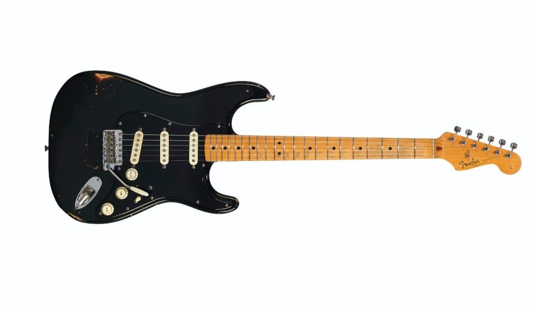 David Gilmour Black Fender, Christie