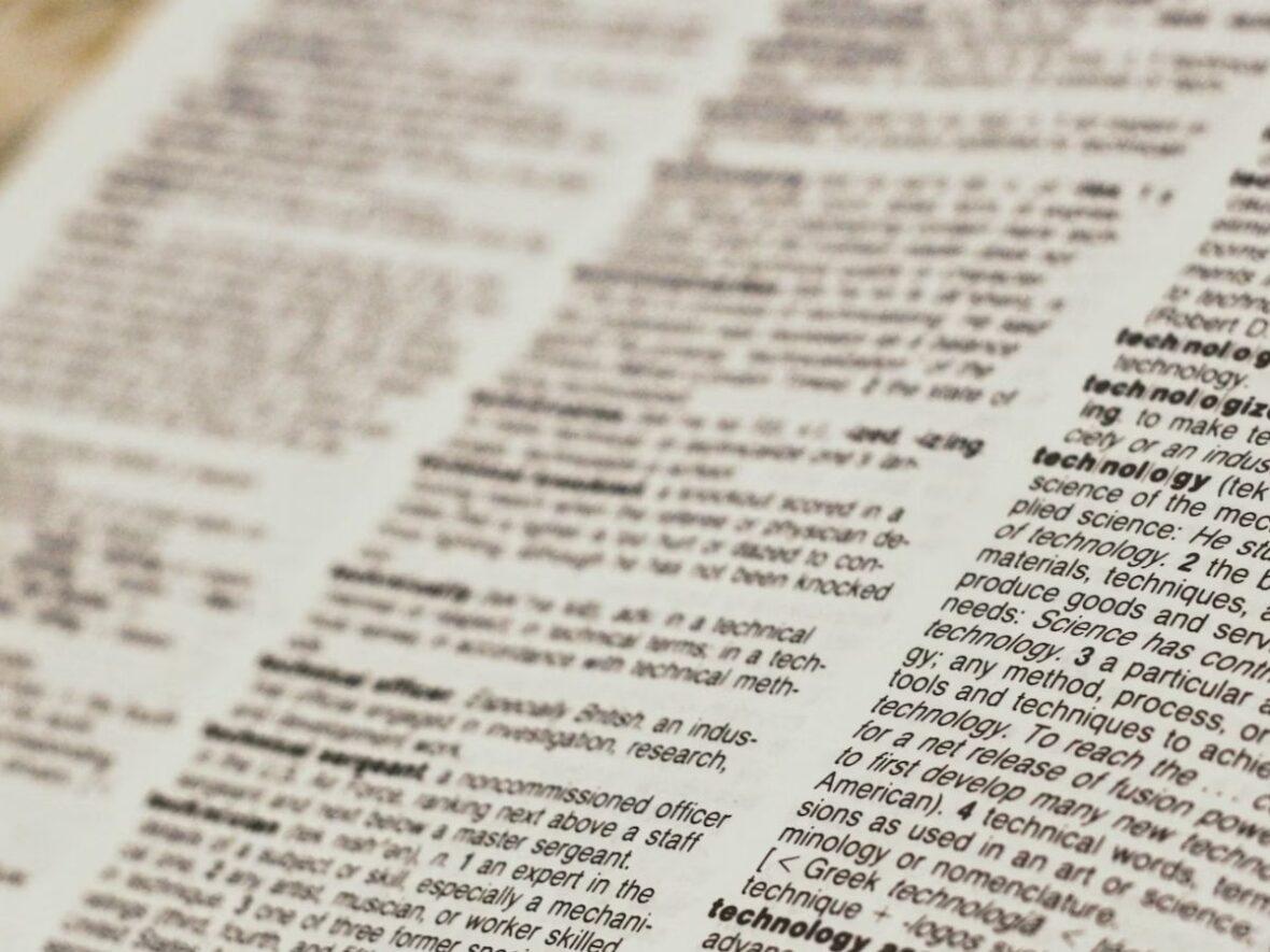 Dictionary Unsplash
