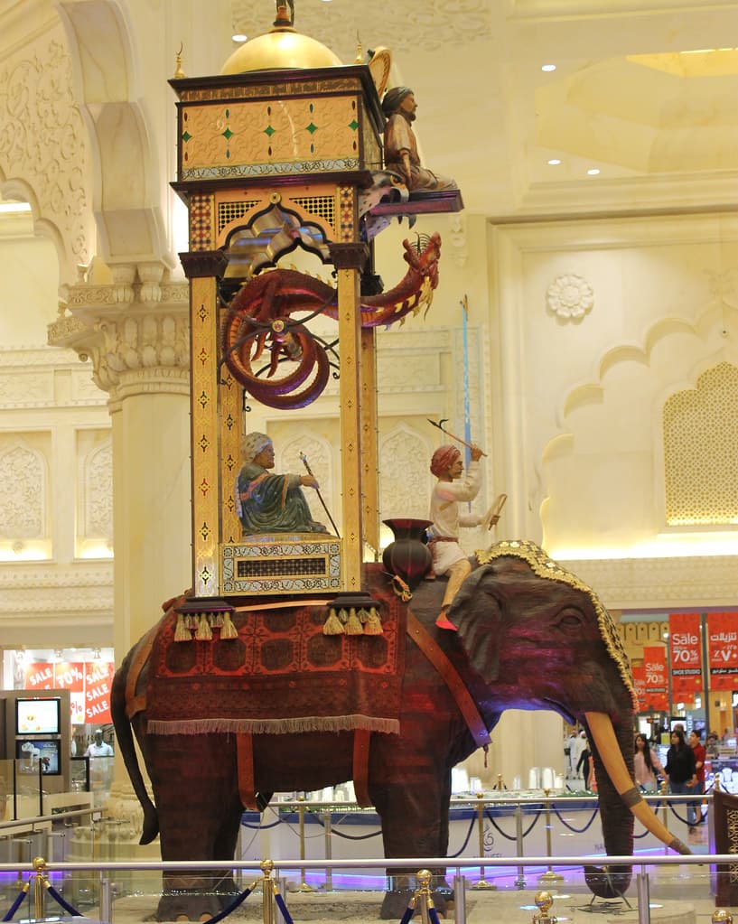 the elephant clock