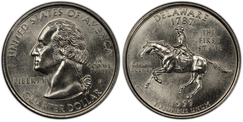1999 Delaware Experimental Quarter