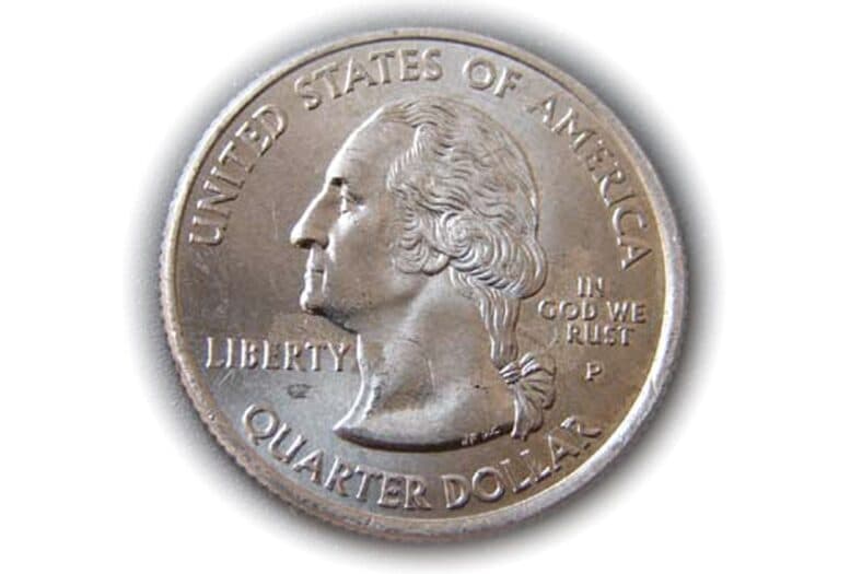 2005 P Kansas "In God We Rust" Quarter