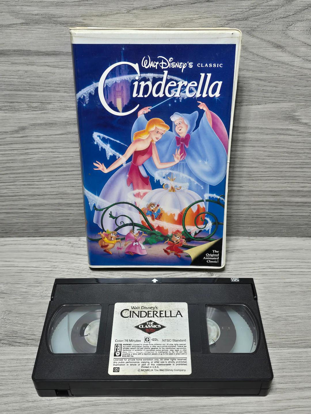 cinderella vhs tape