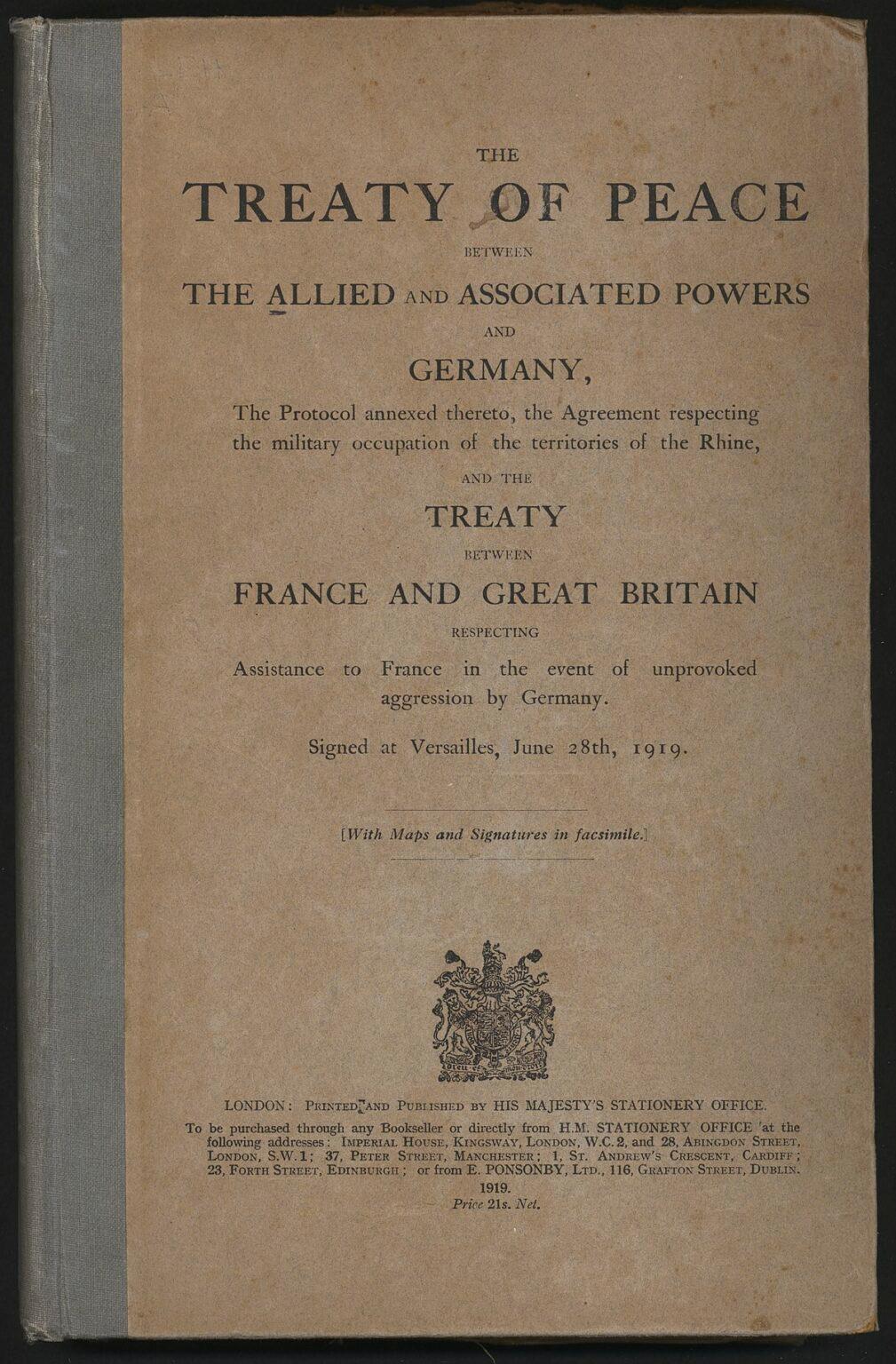 treaty of versailles