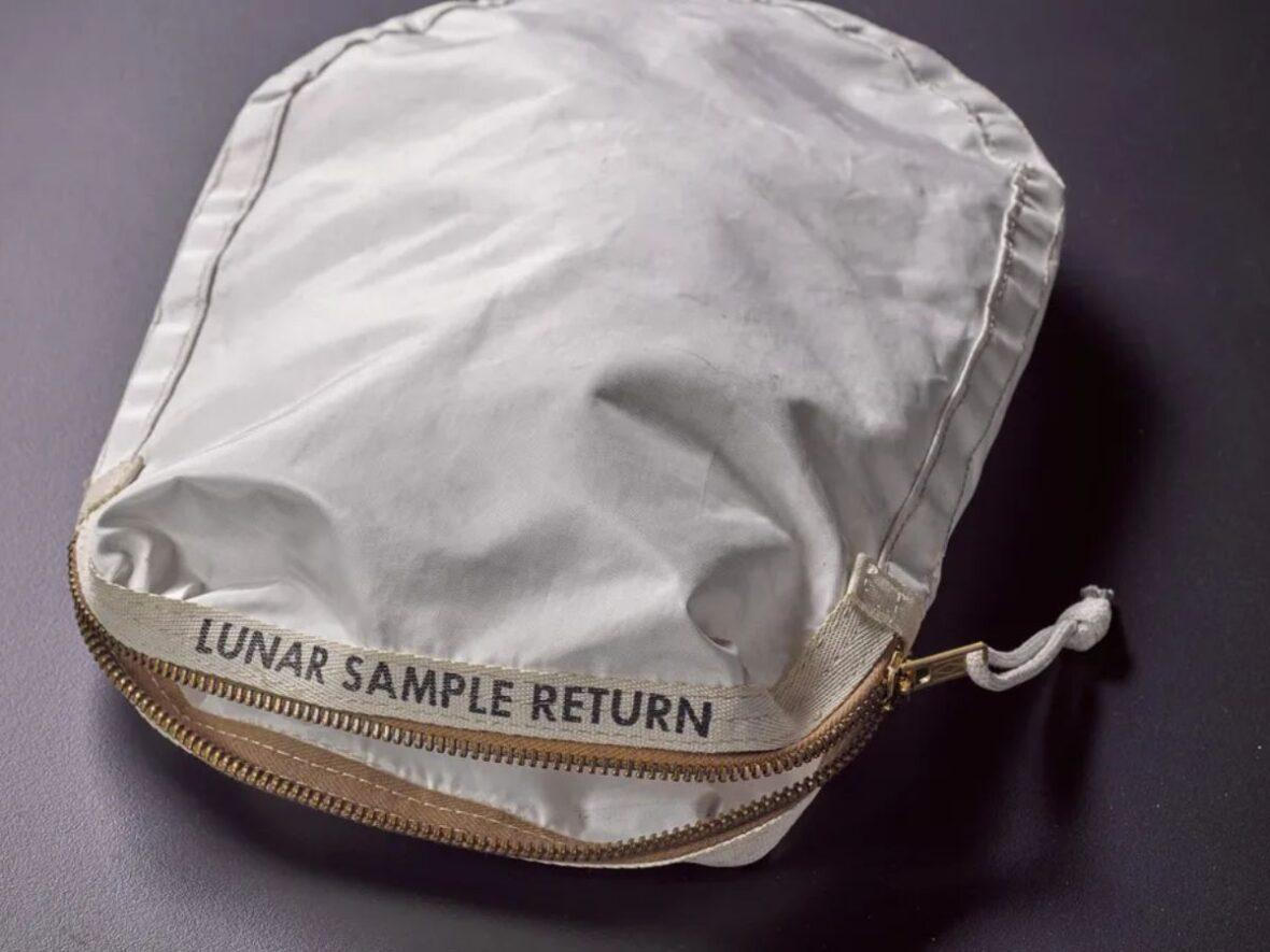 Apollo 11 moon Rock Bag, Smithsonian
