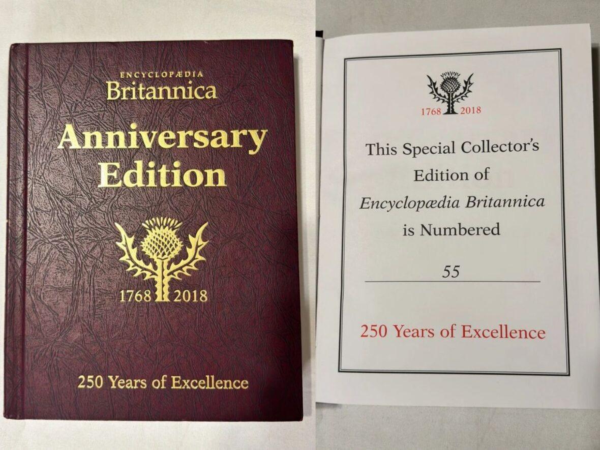 Encyclopedia Britannica Anniversary Edition eBay