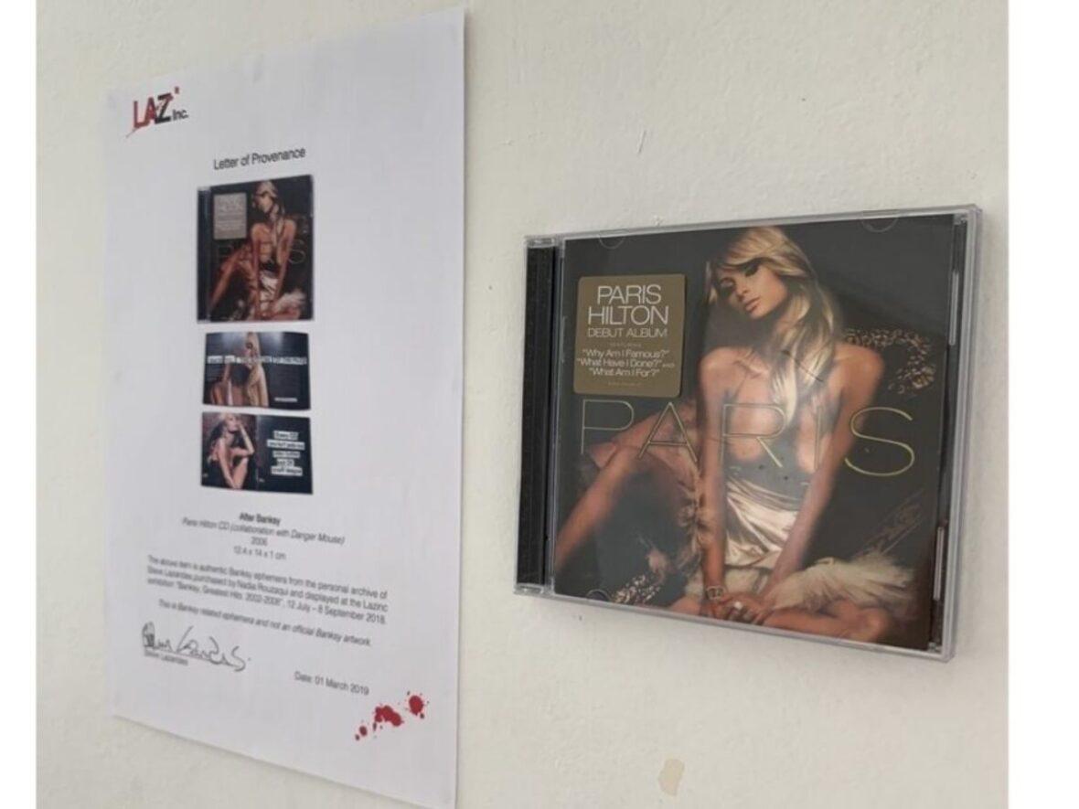 Paris Hilton Banksy Artsy