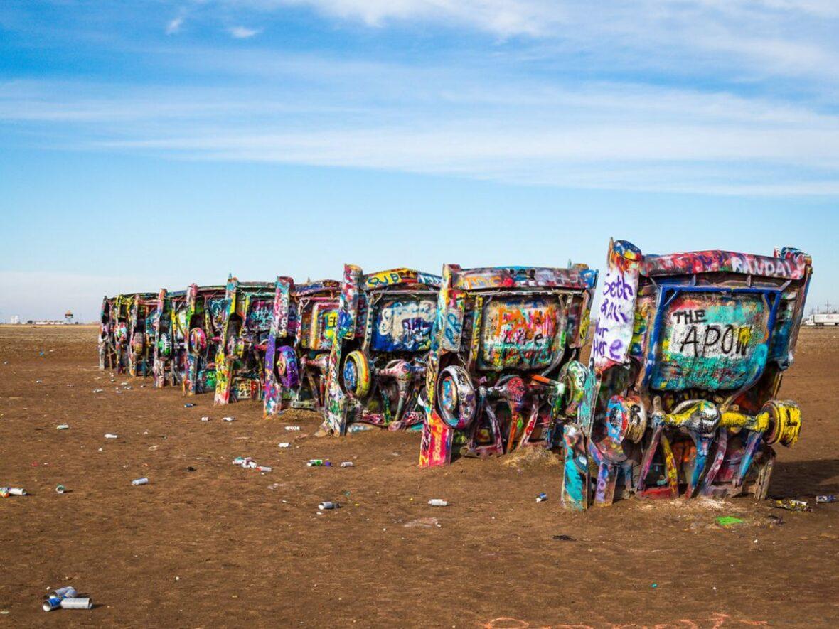 Cadillac Ranch Google Commons
