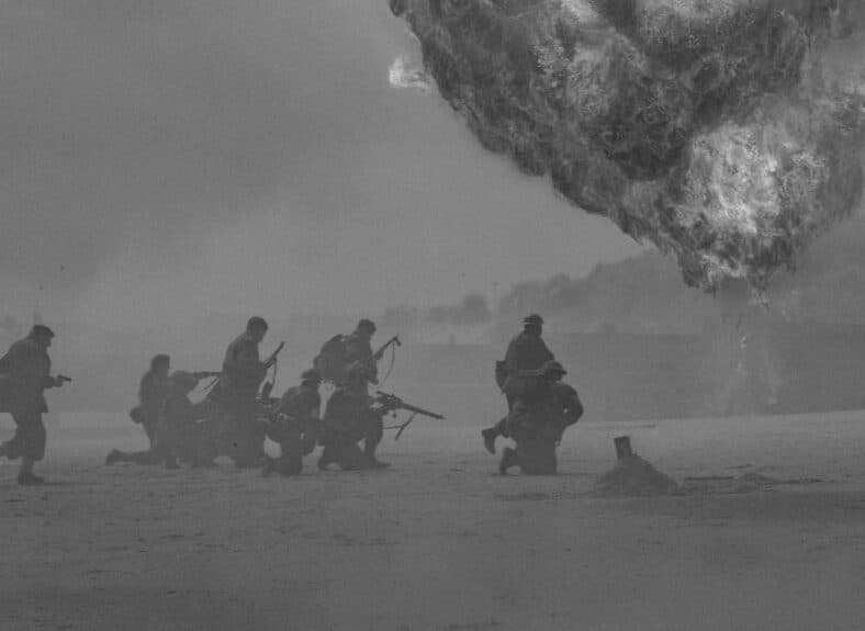 soldiers in battle