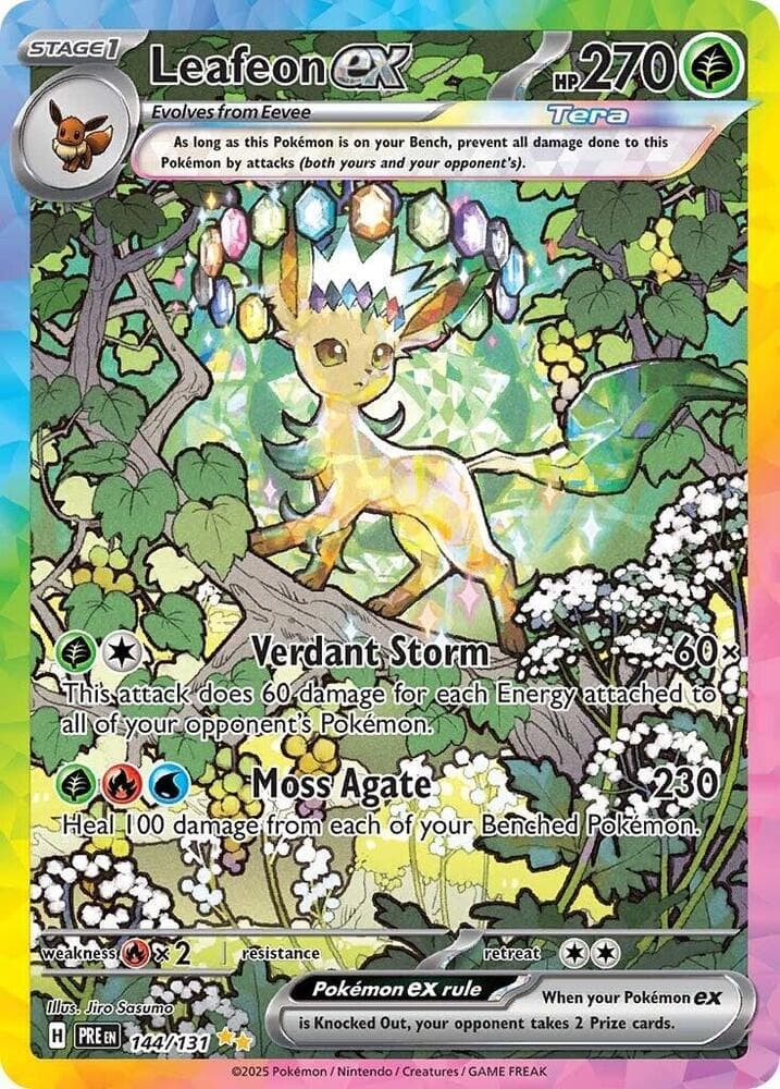 Leafeon ex Special Illustration Rare, Prismatic Evolutions