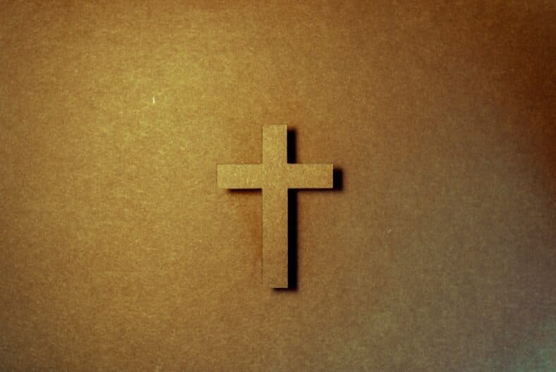 brown paper cross