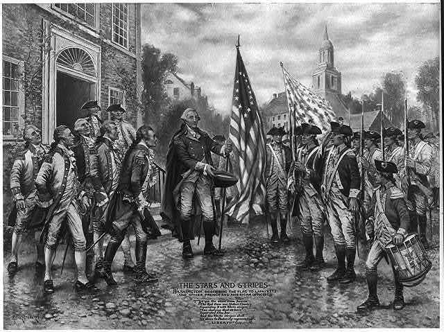 george washington and army members