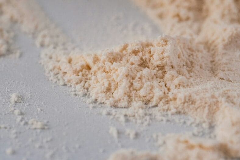 powder on table