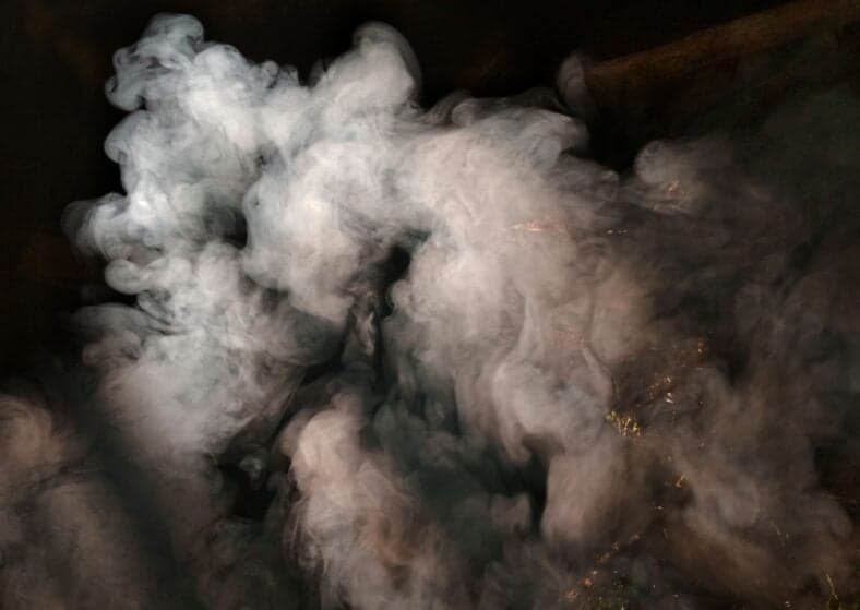 smoke in the air
