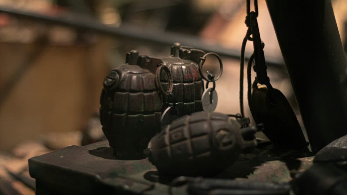 grenades in case