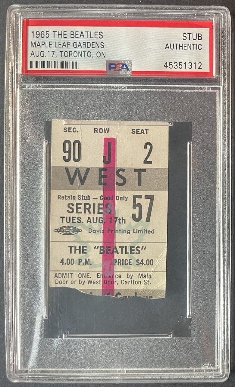collectible concert tickets worth a fortune