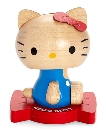 Hello Kitty Wooden Bobblehead