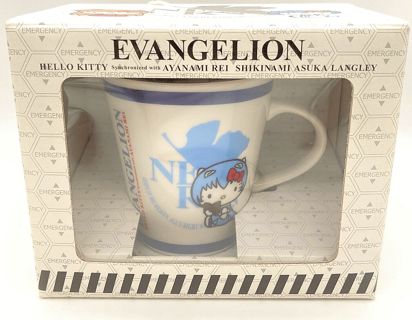Hello Kitty x Evangelion Ayanami Rei Mug Cup