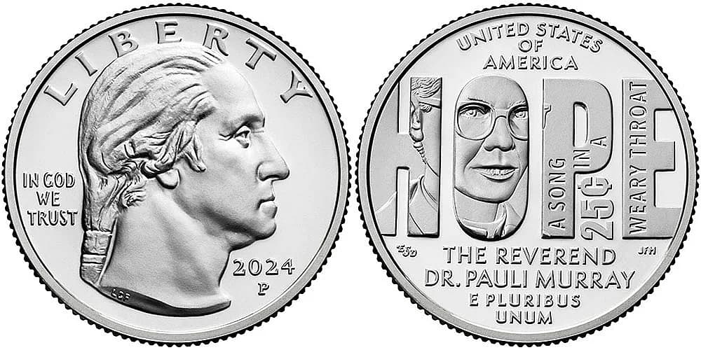 rev. dr. pauli murray quarter