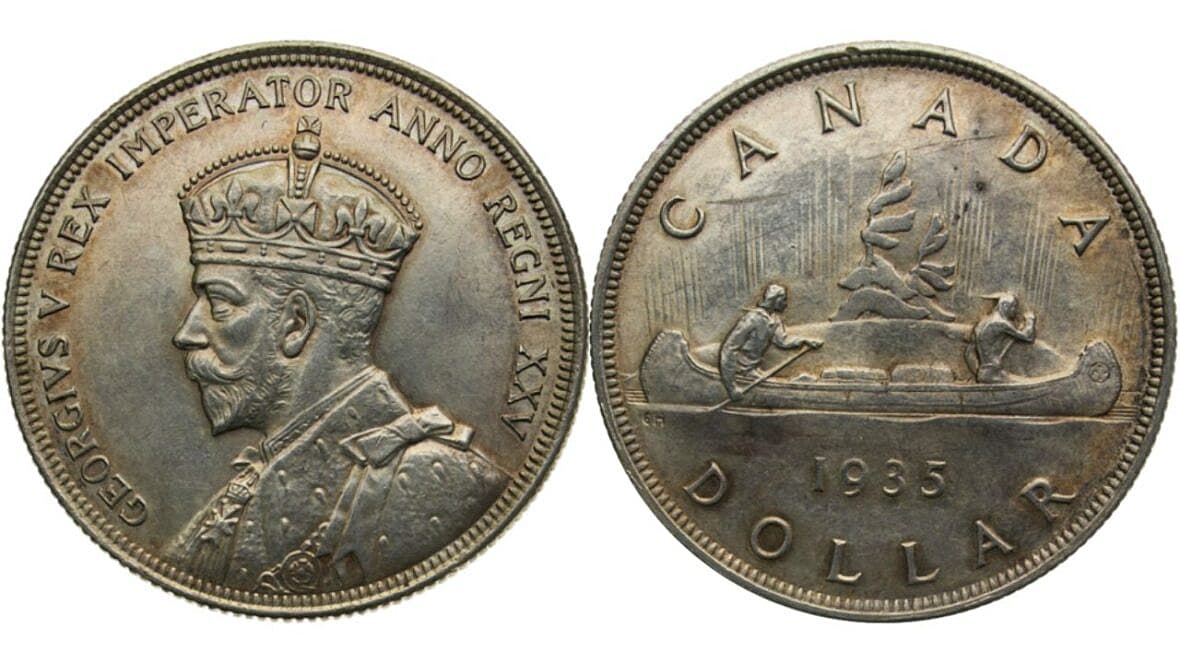Canadian Silver Dollar, Credit Windrain, Wiki Media (Creative Commons Attribution-Share Alike 4.0 International license)