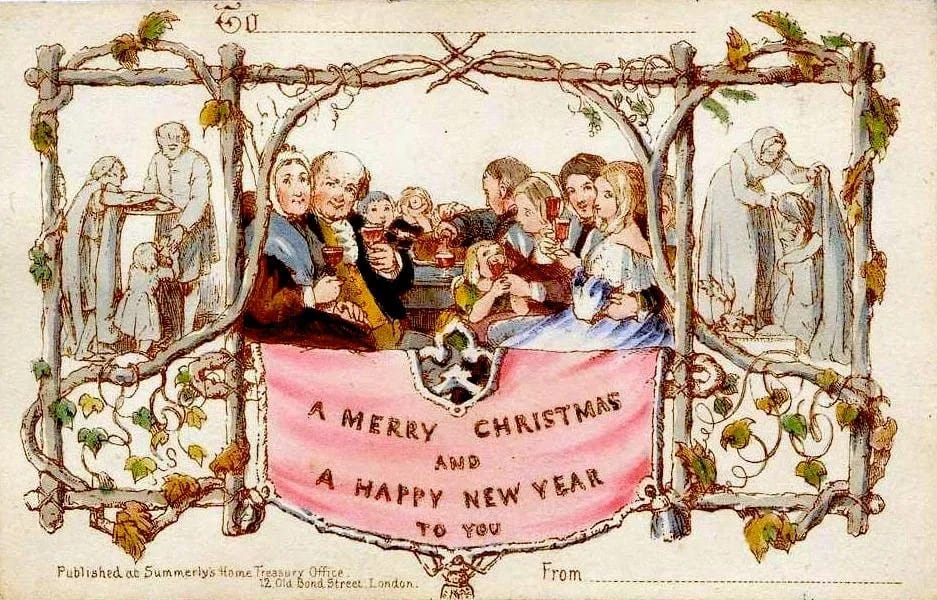 first Christmas card