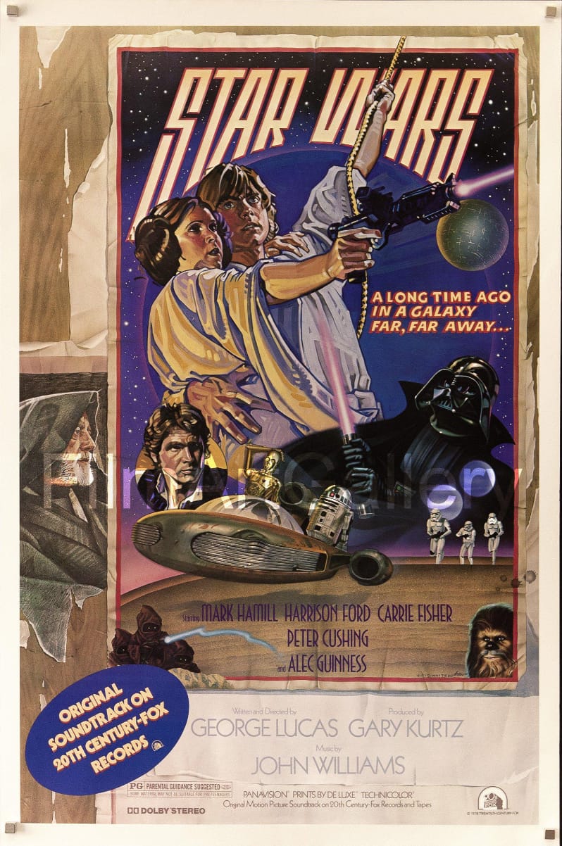 Original Star Wars movie posters