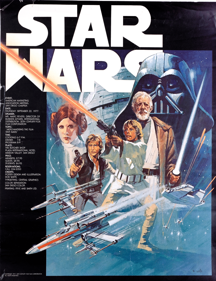 Original Star Wars movie posters