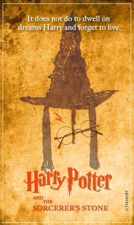 Harry Potter and the Sorcerer's Stone, one of the best fantasy novels ever written. 