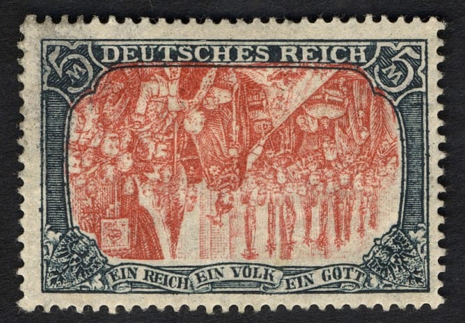 5M Kaiser Wilhelm II Invert Error National Postal Museum