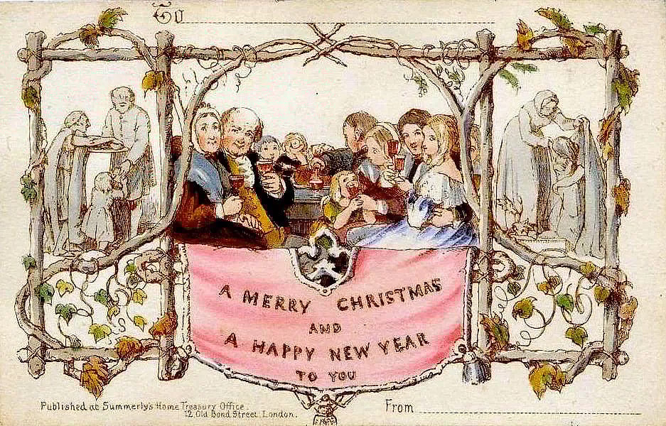 first Christmas card