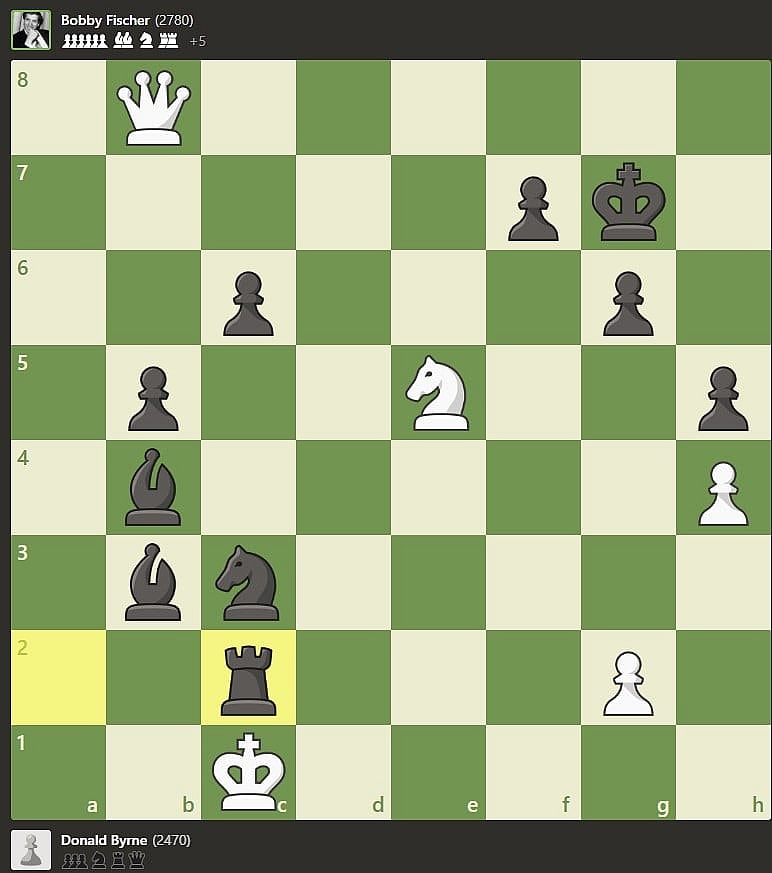 Byrne vs Fischer 1959, Chess