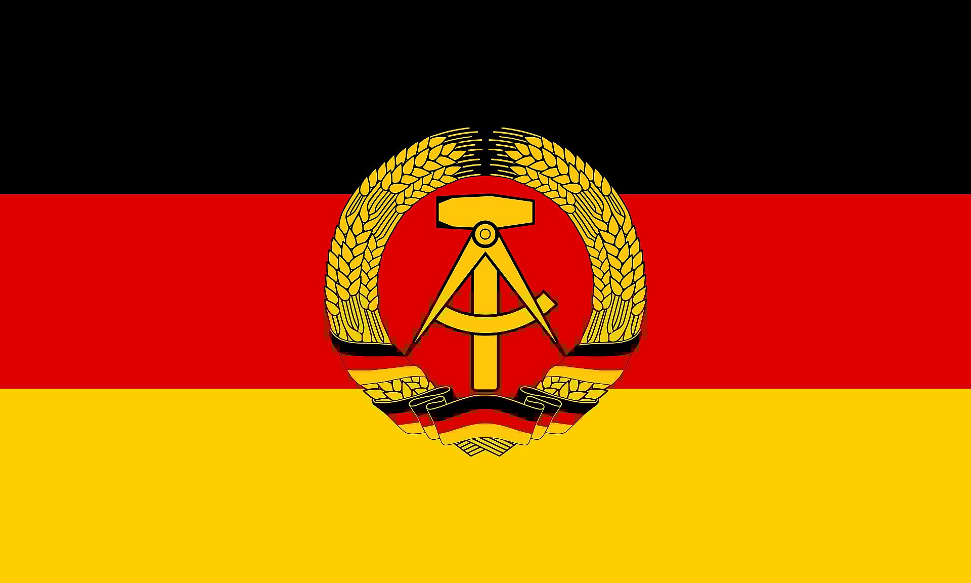 Flag of East Germany, Wiki Commons