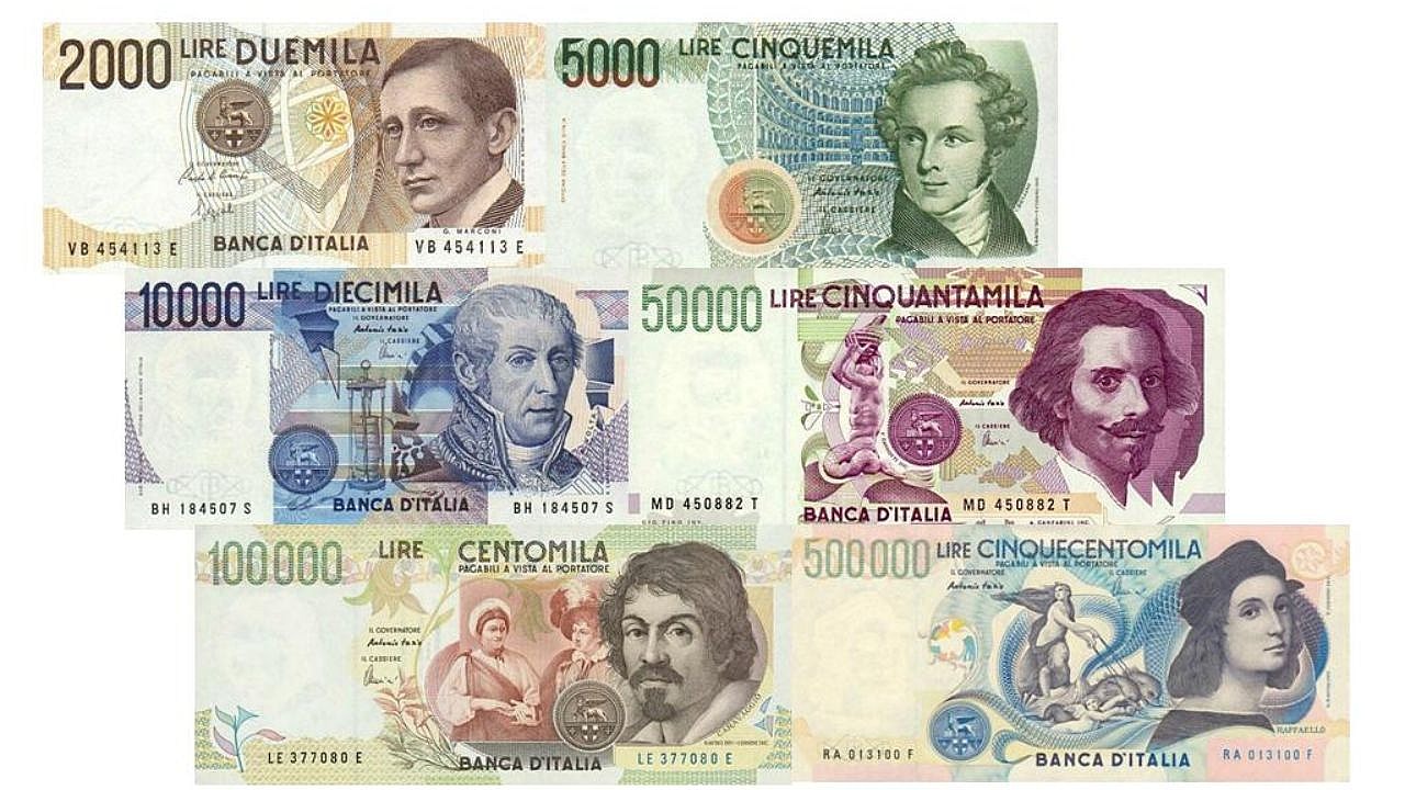 Italian Lira, Wiki Commons