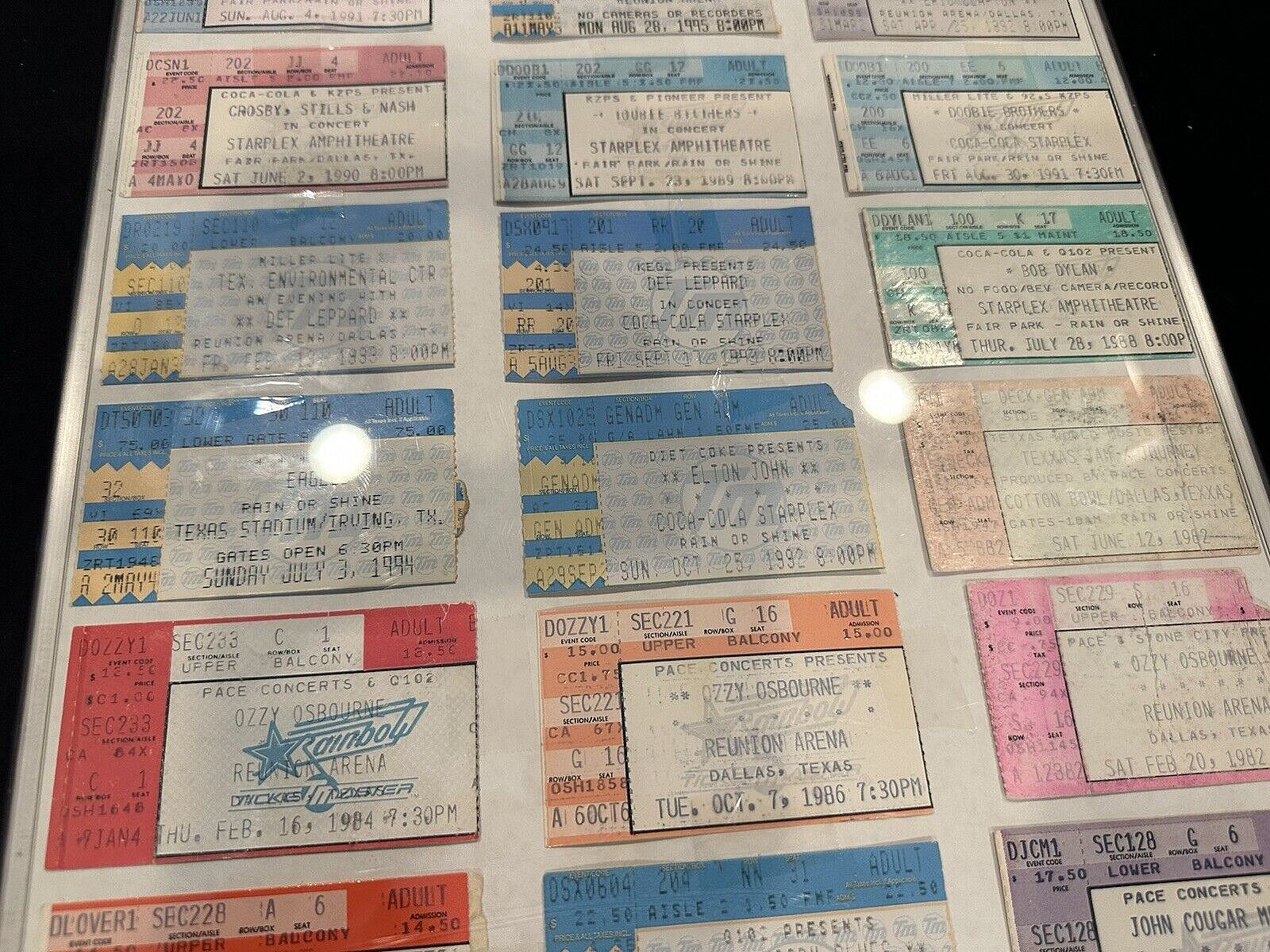 collectible concert tickets worth a fortune