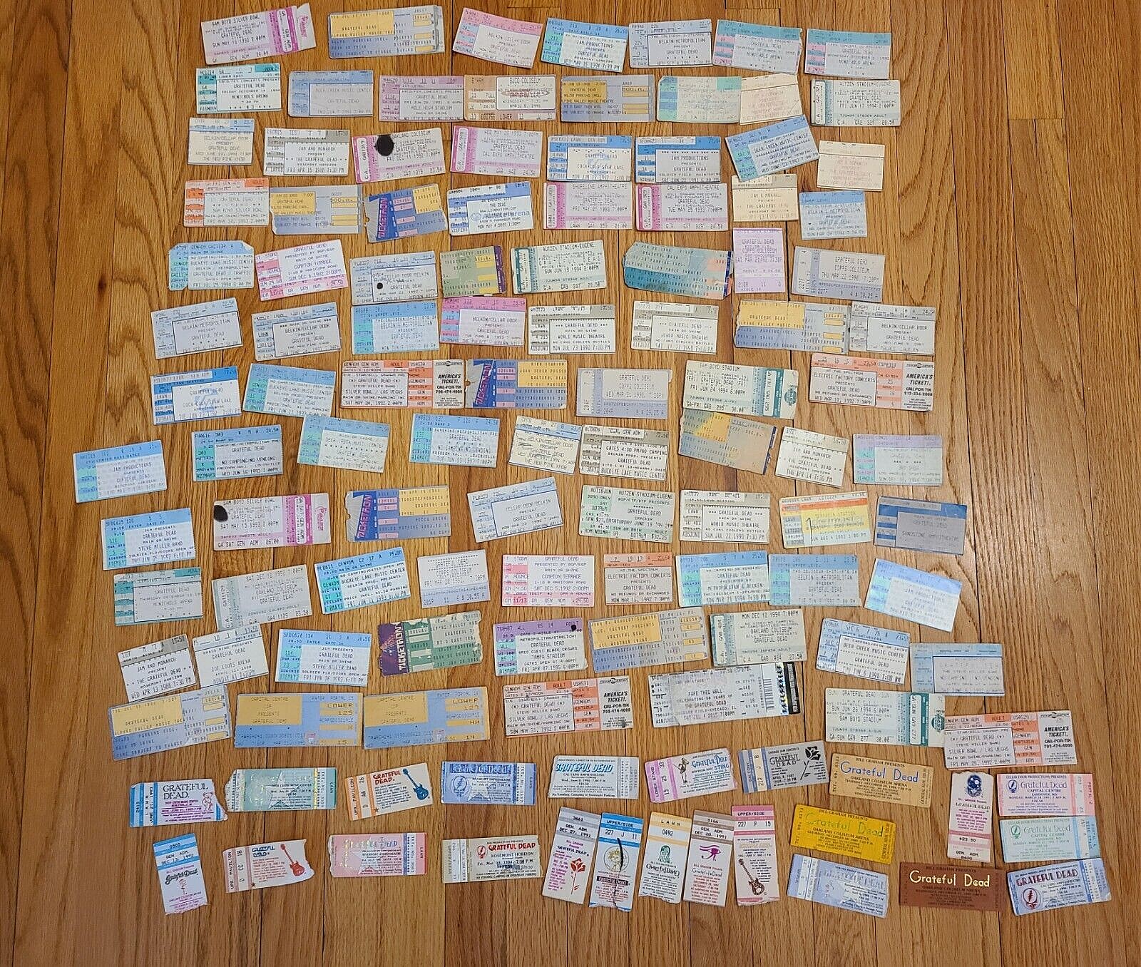 collectible concert tickets worth a fortune