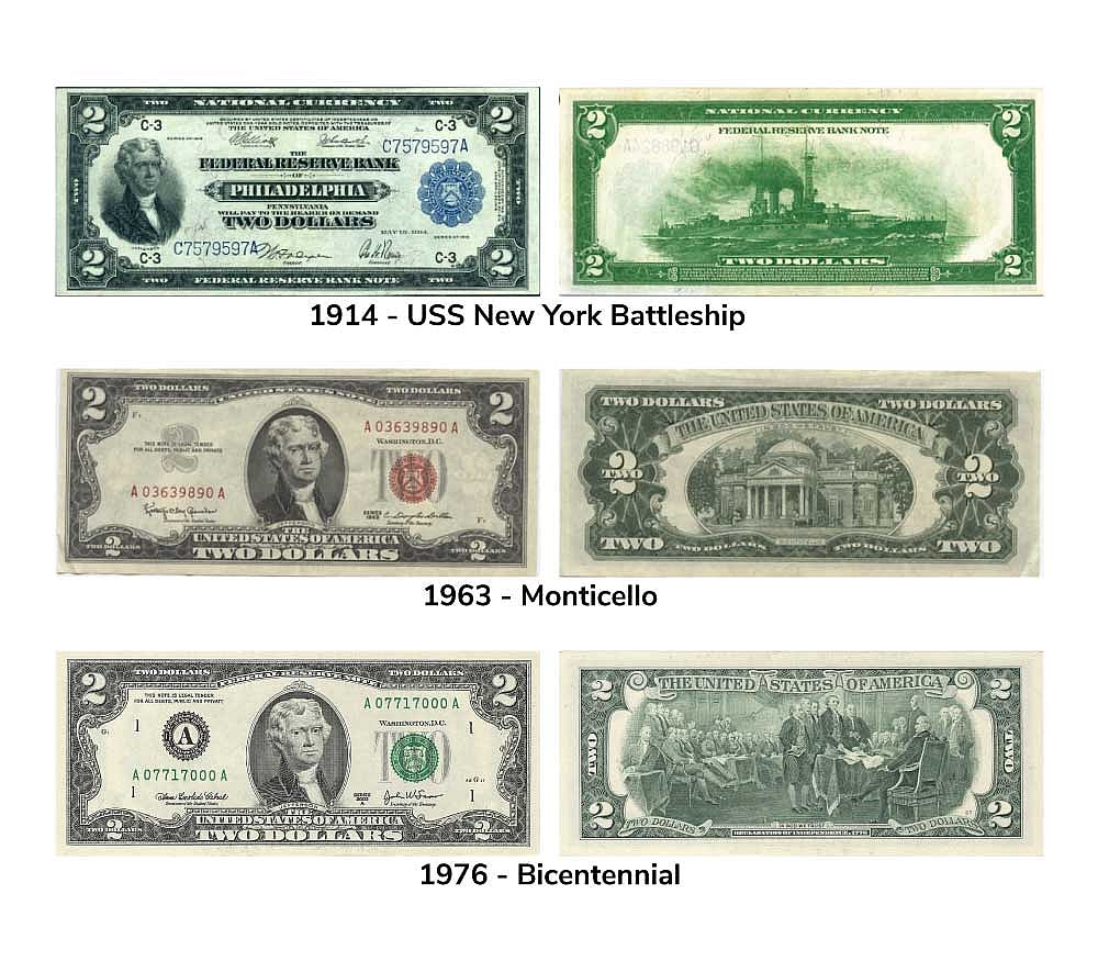 how rare two dollar bills are and collecting them