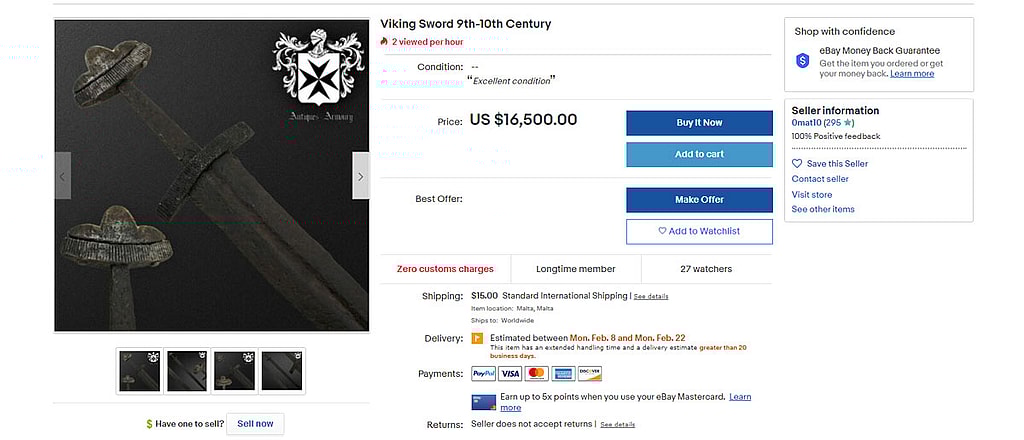 Viking Merch - Sword