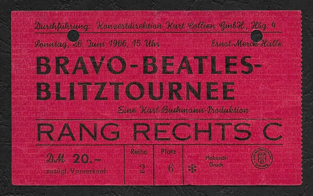 collectible concert tickets worth a fortune