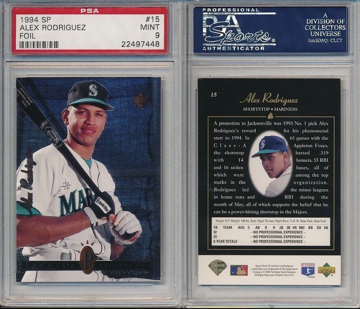 1994 Upper Deck Alex Rodrigues